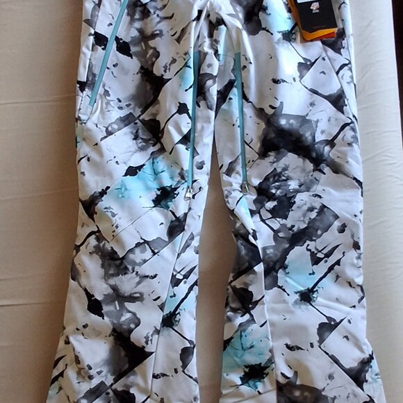 SpyderWomen's Snow Temerity Pants, Frozen Freeze Print, 4R, New
